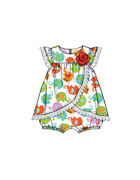 Baby romper patroon - McCall's 7107