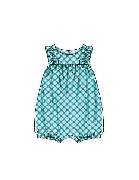 Baby romper patroon - McCall's 7107