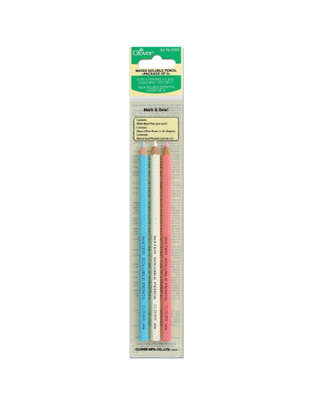 Set van 3 wateruitwisbare krijtpotloden