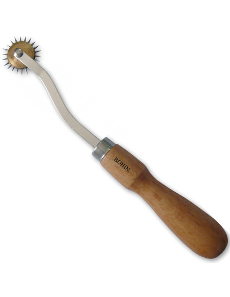 Professionele patroonroulette Bohin met eiken handvat