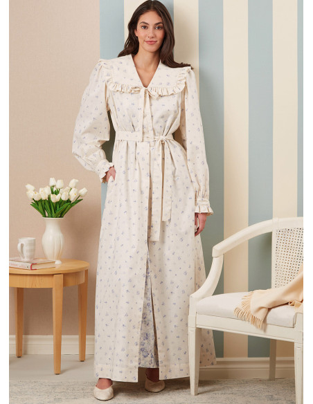 Kamerjaspatroon, strikceintuur en nachthemd - McCall's 8381