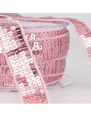 Paillettenband - Roze