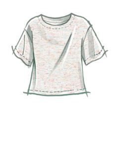Top, jurk, short en broek patroon - McCall's 8160 2