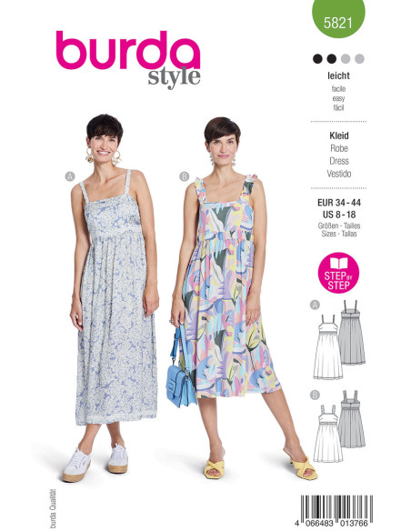 Jurkpatroon - Burda 5821
