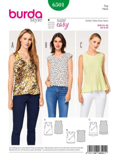 Top patroon - Burda 6501