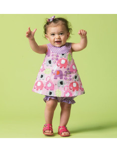 Bovenstuk patroon, jurken, pofbroek en broek - McCall's 6912 2