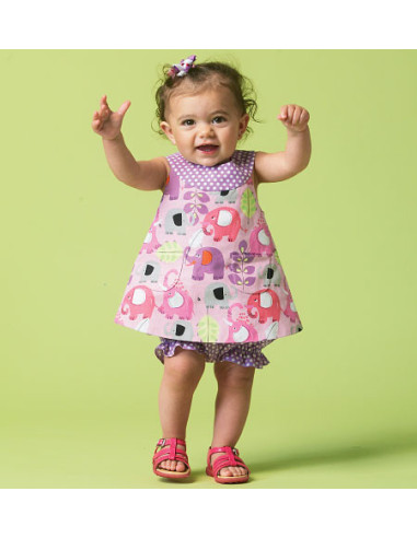 Bovenstuk patroon, jurken, pofbroek en broek - McCall's 6912