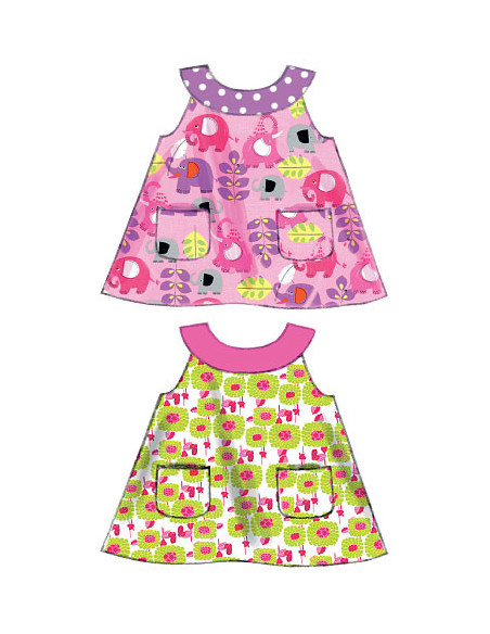 Bovenstuk patroon, jurken, pofbroek en broek - McCall's 6912