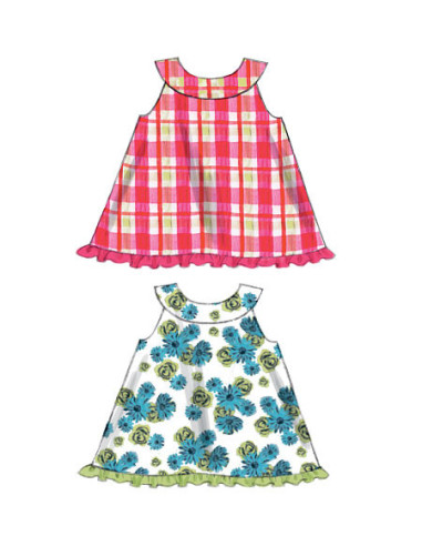 Bovenstuk patroon, jurken, pofbroek en broek - McCall's 6912