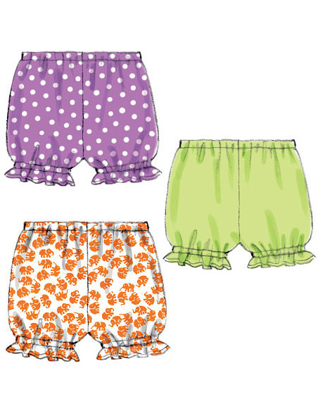 Bovenstuk patroon, jurken, pofbroek en broek - McCall's 6912