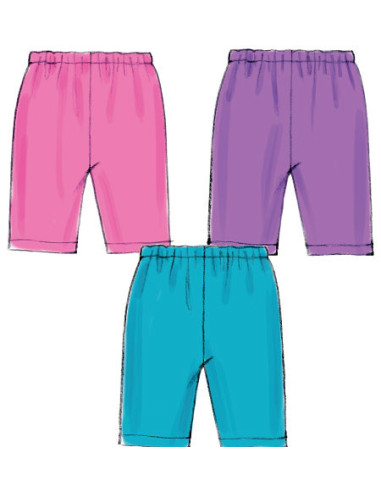 Bovenstuk patroon, jurken, pofbroek en broek - McCall's 6912