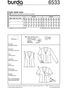 Blousepatroon - Burda 6533 2