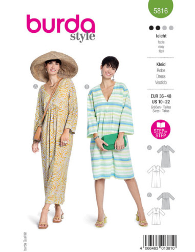 Jurkpatroon - Burda 5816