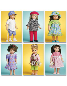 Patroon voor poppenkleding