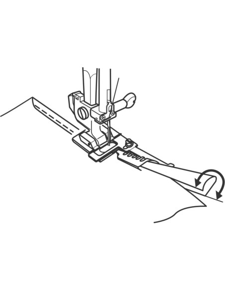 Janome schuine voet