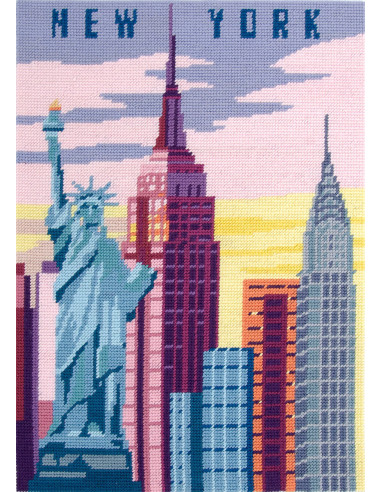 Canevas pénélope DMC - New-York