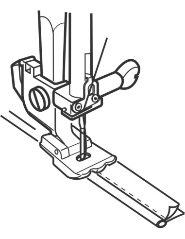 Janome dubbele paspelvoet