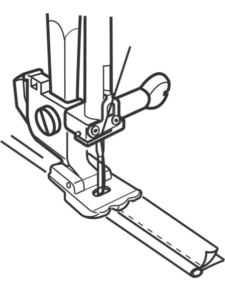Janome dubbele paspelvoet