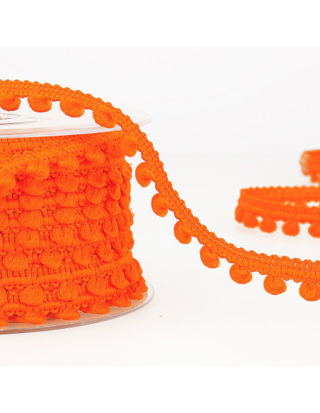 Mini pomponband - Oranje