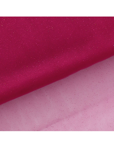 Glitter tule - Fuchsia