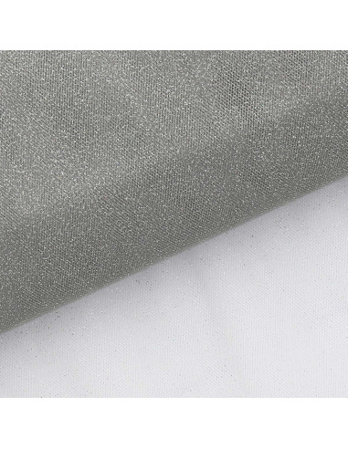 Glitter tule - Zilver