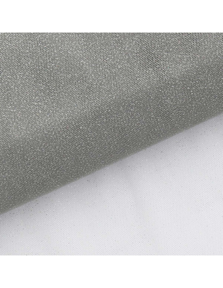 Glitter tule - Zilver