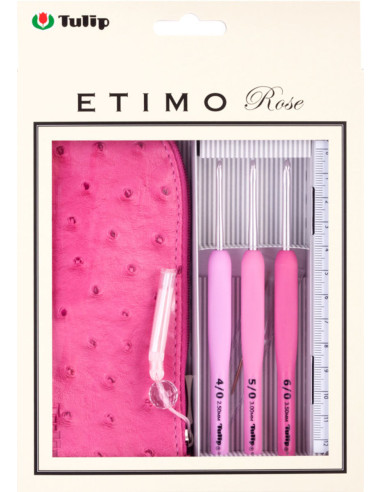Set van 3 Etimo Rose Tulip haaknaalden