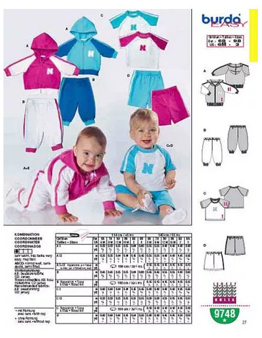 Patroonset - Burda 9831