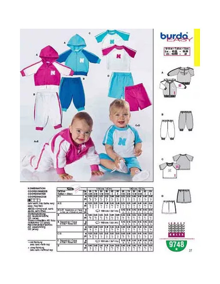 Patroonset - Burda 9831