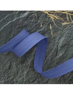 Biais tout textile polycoton - Lavande