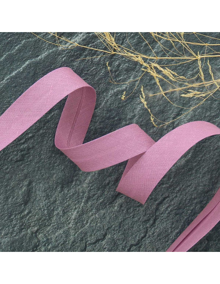 Biasband van polycotton - Lila