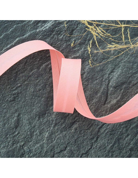 Biasband van polycotton - Meloen