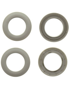 Set van 8 gordijnringen Ø44 mm - Mat - Linnen 2