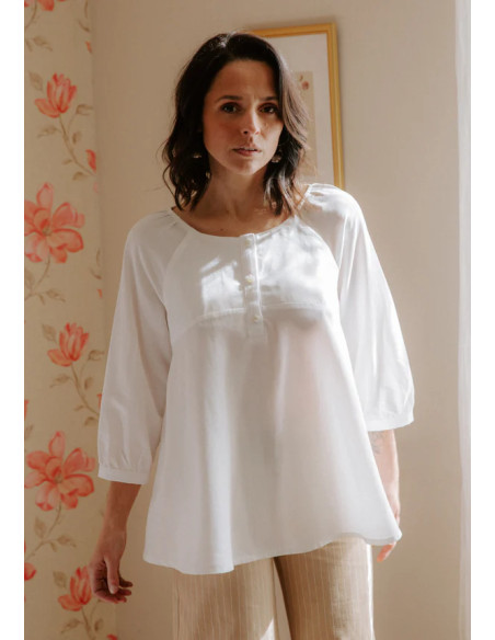 Hespéride blouse patroon - Maison Fauve