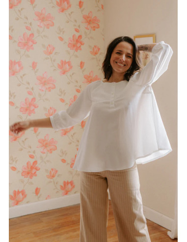 Hespéride blouse patroon - Maison Fauve