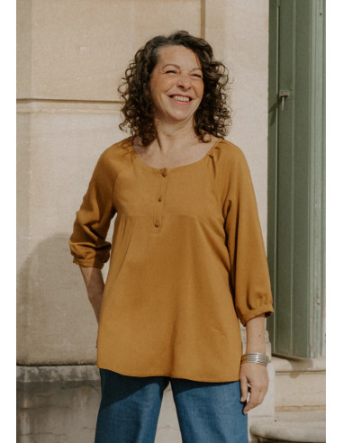 Hespéride blouse patroon - Maison Fauve