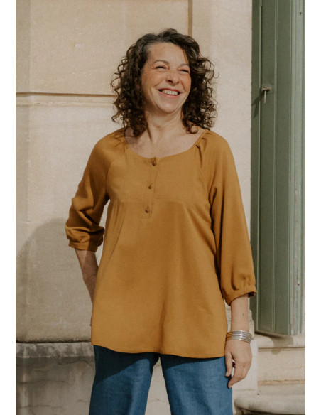 Hespéride blouse patroon - Maison Fauve
