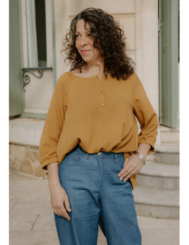 Hespéride blouse patroon - Maison Fauve
