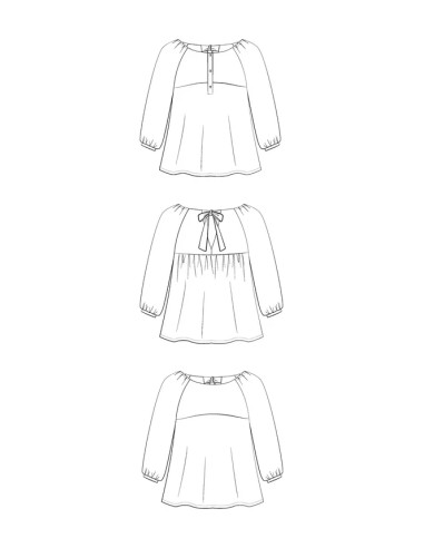 Hespéride blouse patroon - Maison Fauve