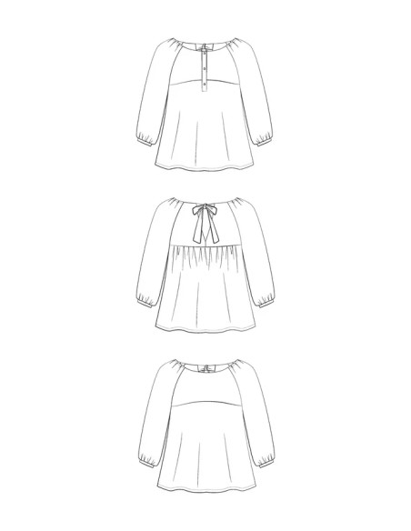 Hespéride blouse patroon - Maison Fauve