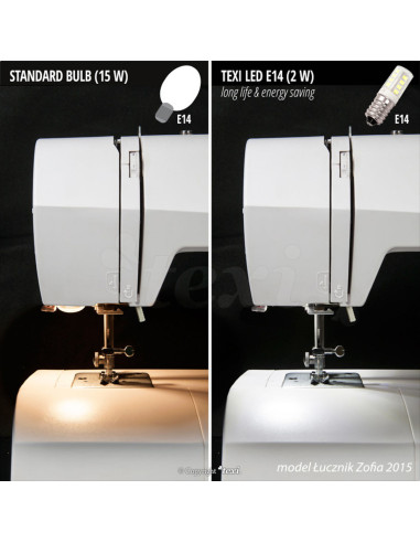 LED-schroeflamp voor naaimachine