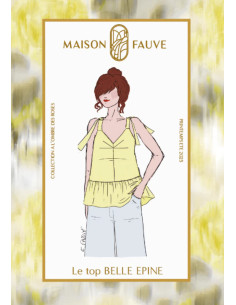 Patroon van top Belle Épine - Maison Fauve 2