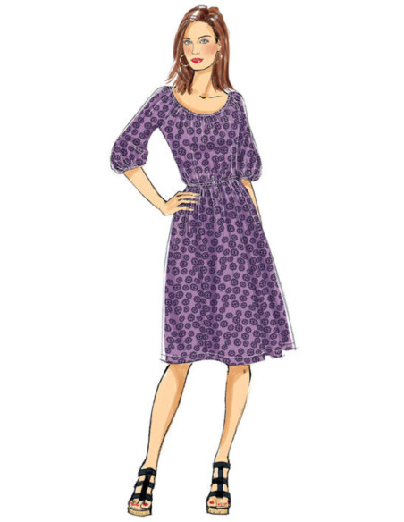 Jurkpatroon - Butterick 6451
