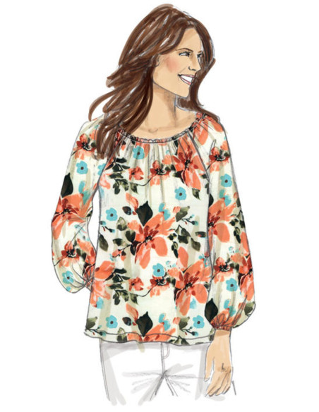 Bovenstuk patroon - Butterick 6455