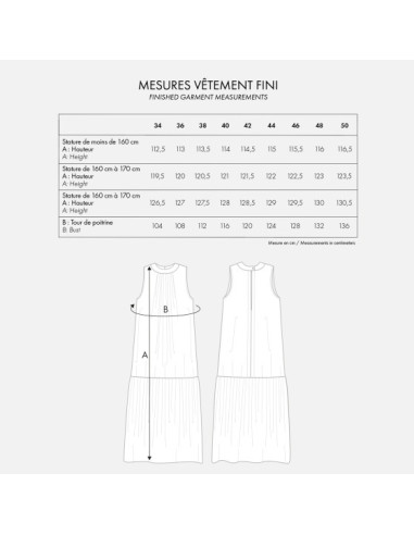 Patron LA robe flare - Atelier Brunette