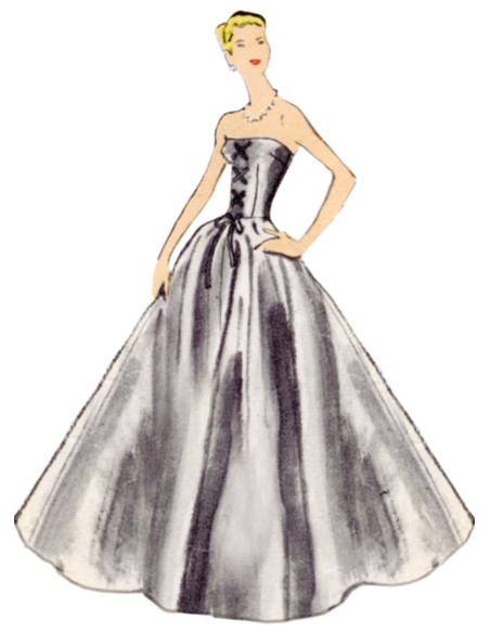 Jurk- en lijfjespatroon - Vogue 1931