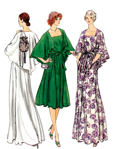 Avondjurk patroon - Vogue 1947