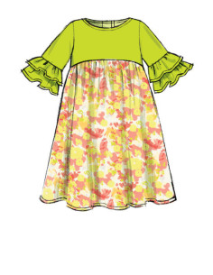 Patroon voor kinderjurken - McCall's 7558 2