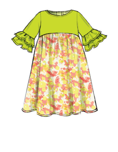 Patroon voor kinderjurken - McCall's 7558