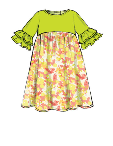Patroon voor kinderjurken - McCall's 7558